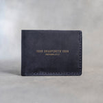Iron Sharpeneth Iron Proverbs 27:17 full-grain leather wallet, Christian scripture gift