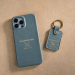 Iron Sharpeneth Iron Prov. 27:17 handcrafted leather iPhone case, Christian scripture gift