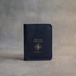 Trust In The Lord Proverbs 3:5 full-grain leather wallet, Christian scripture gift