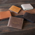 I Will Fear No Evil Psalm 23:4 full-grain leather wallet, Christian scripture gift