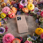 Thou Hast Put Gladness In My Heart Psalm 4 handcrafted leather iPhone case, Christian scripture gift