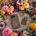 Be Still & Know Psalm 46:10 handcrafted leather iPhone case, Christian scripture gift