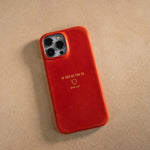 If God Be For Us Romans 8:31 handcrafted leather iPhone case, Christian scripture gift