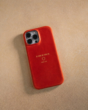 Romans 8:31 iphone case – "if god be for us" bible verse gift