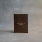 If God Be For Us Romans 8:31 full-grain leather wallet, Christian scripture gift