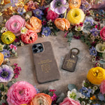 Thou Shalt Have No Other Gods Before Me Ex. 20 handcrafted leather iPhone case, Christian scripture gift