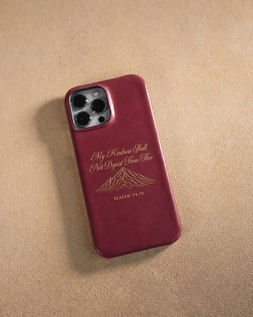 Isaiah 54:10 iphone case – "my kindness shall not depart from thee" bible verse gift