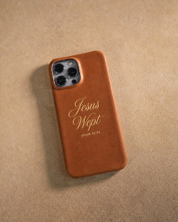 John 11:35 iphone case – "jesus wept" bible verse gift