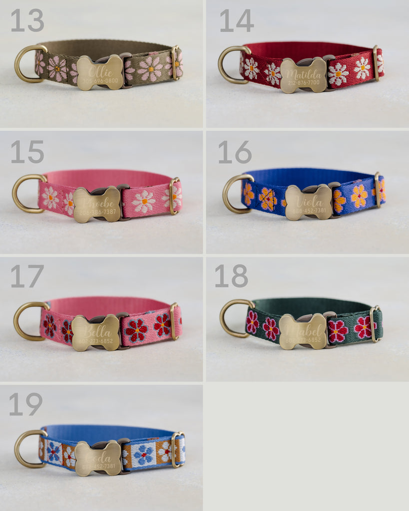 Personalized puppy collar