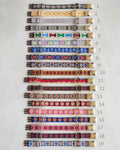 Personalized dog collar in designer webbing