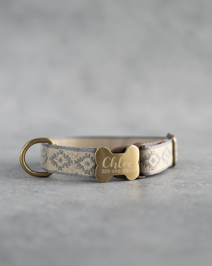 Custom dog collar in variety of designs