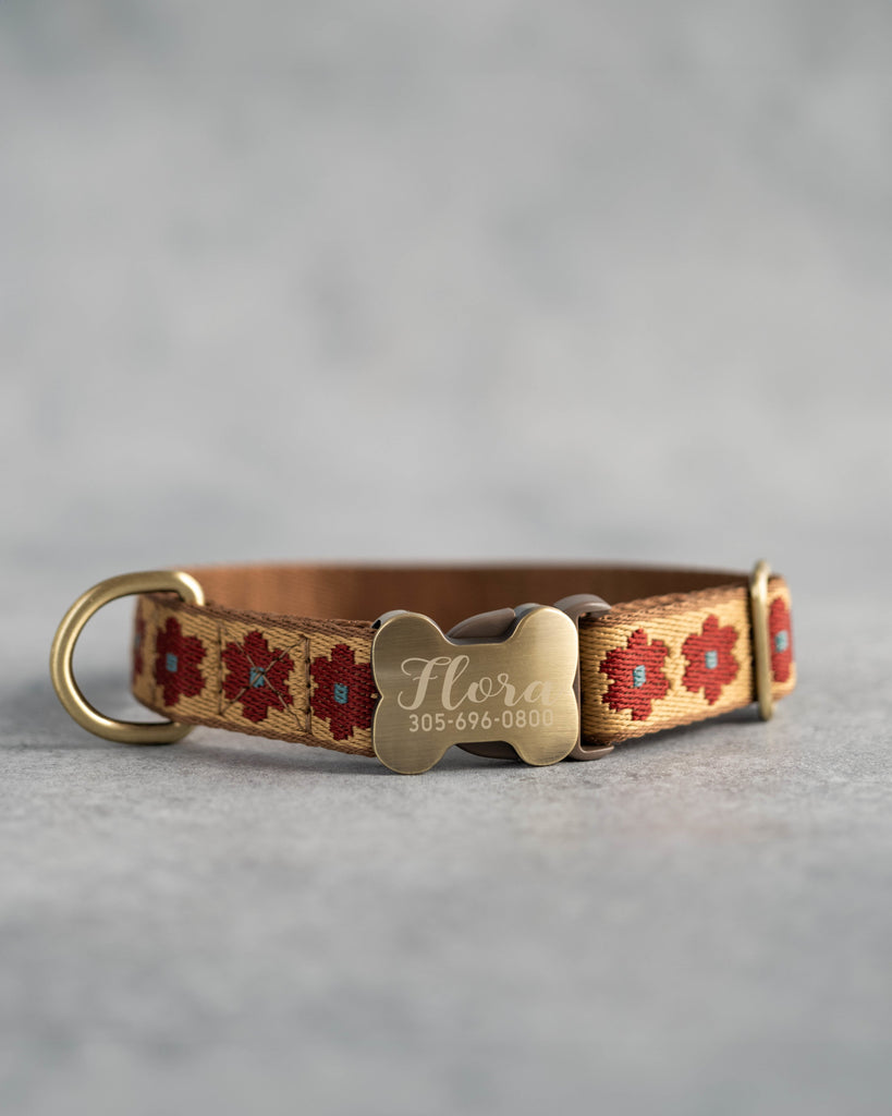 Personalized puppy collar