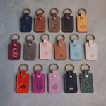 Personalized Leather Keychain