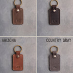 Personalized Leather Keychain