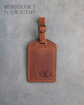 Arizona Leather Luggage Tag Personalized