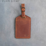 Arizona Leather Luggage Tag Personalized - Custom - Logo - Embossed - Corporate Gift
