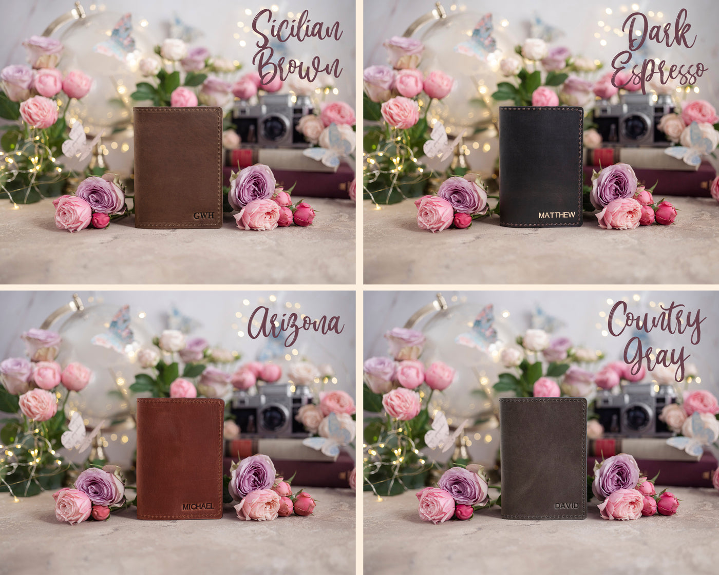 Personalized Passport Cover / Travel Wallet