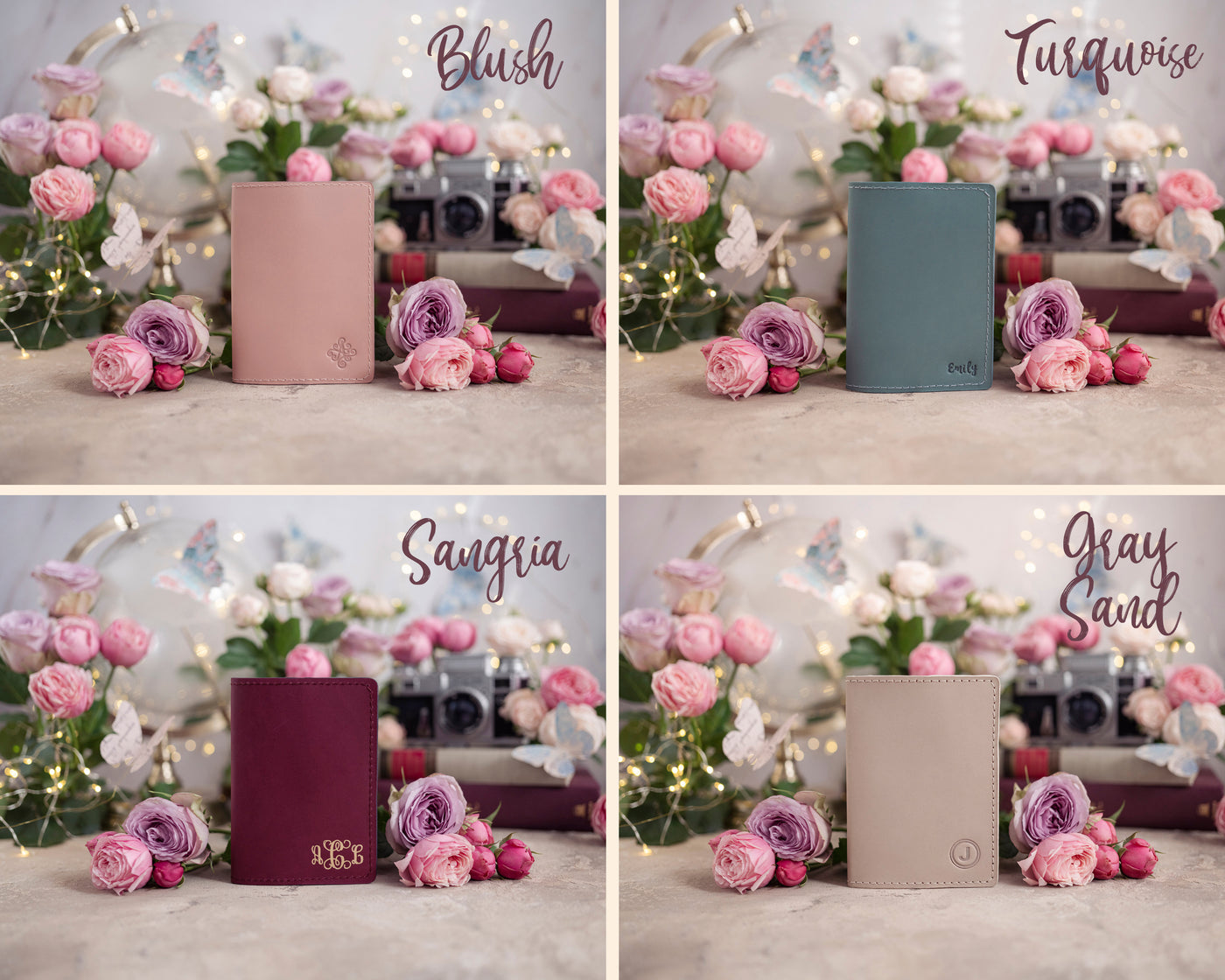Personalized Passport Cover / Travel Wallet