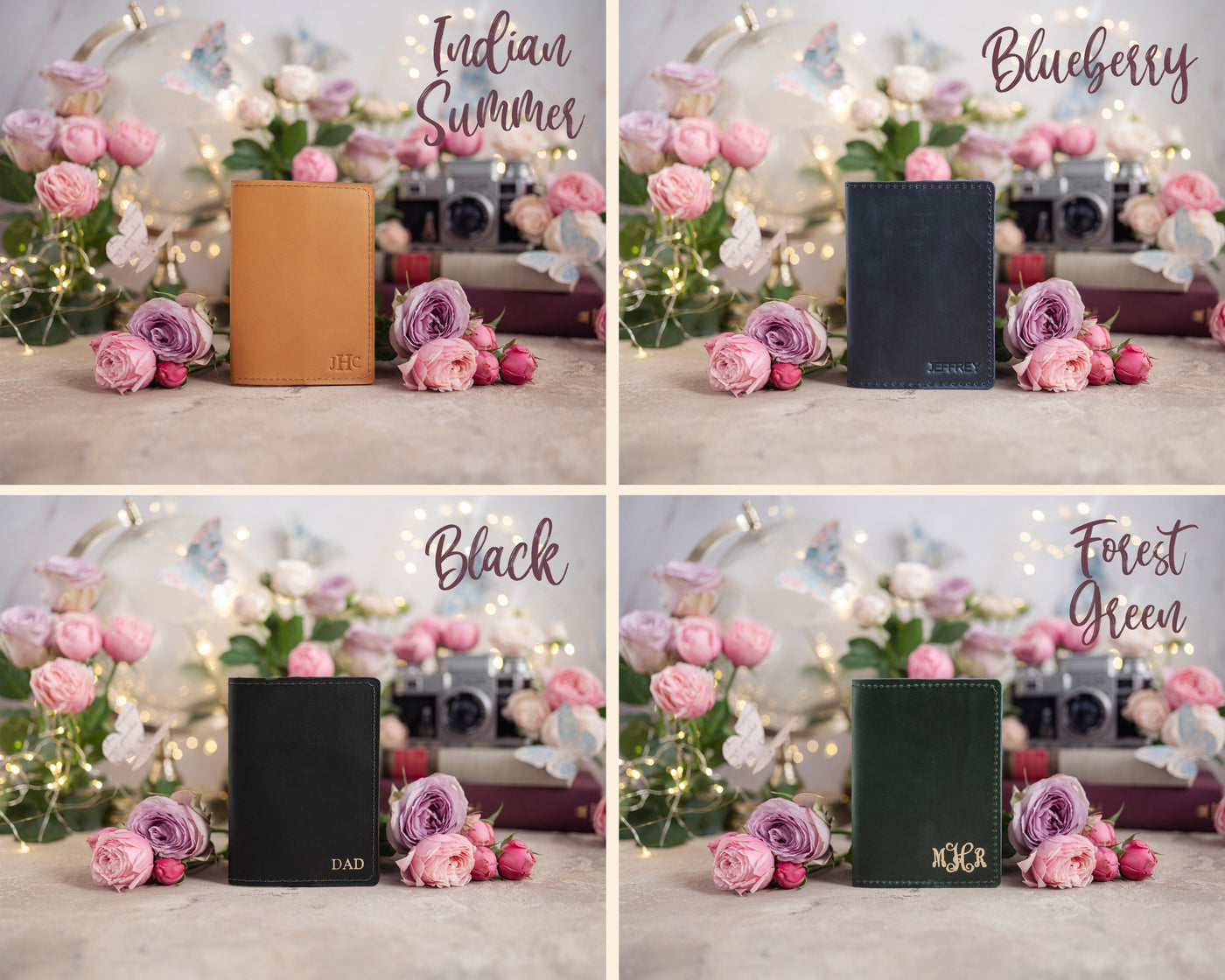 Personalized Passport Cover / Travel Wallet