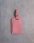 Floral Name Luggage Tag in Parisian Blossom Leather