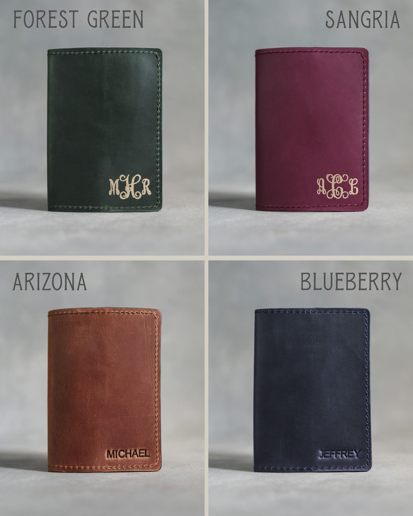 Leather Passport Cover / Travel Wallet