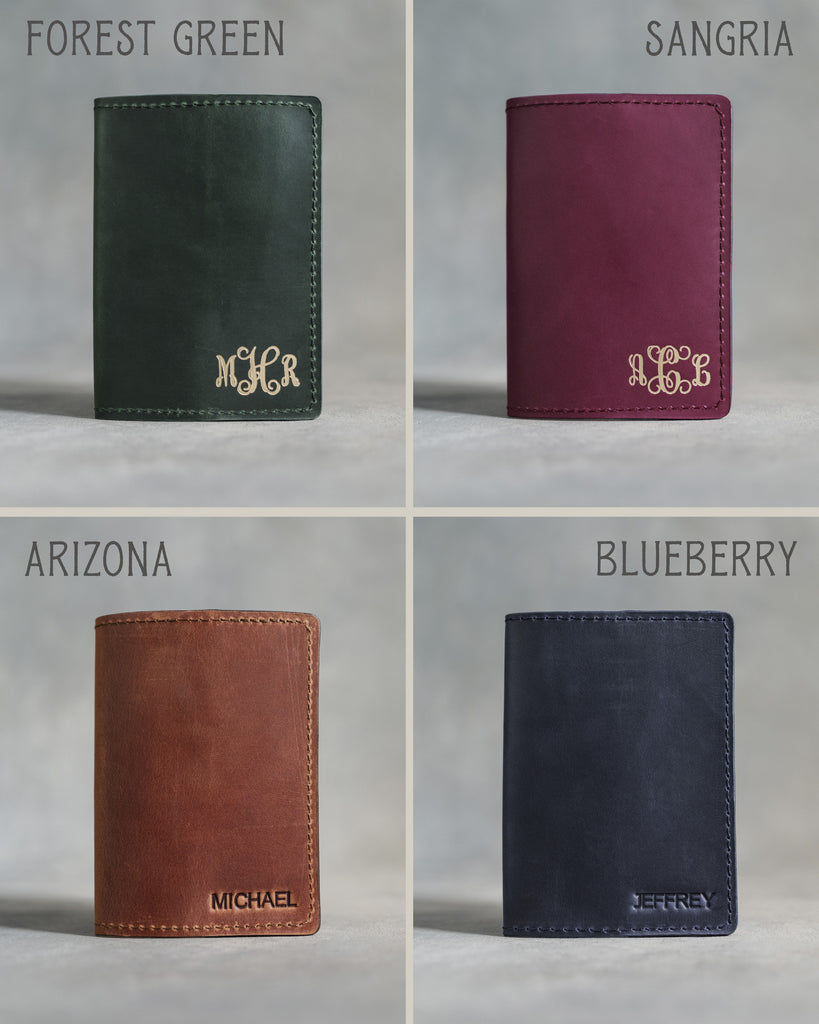 Leather Passport Cover / Travel Wallet