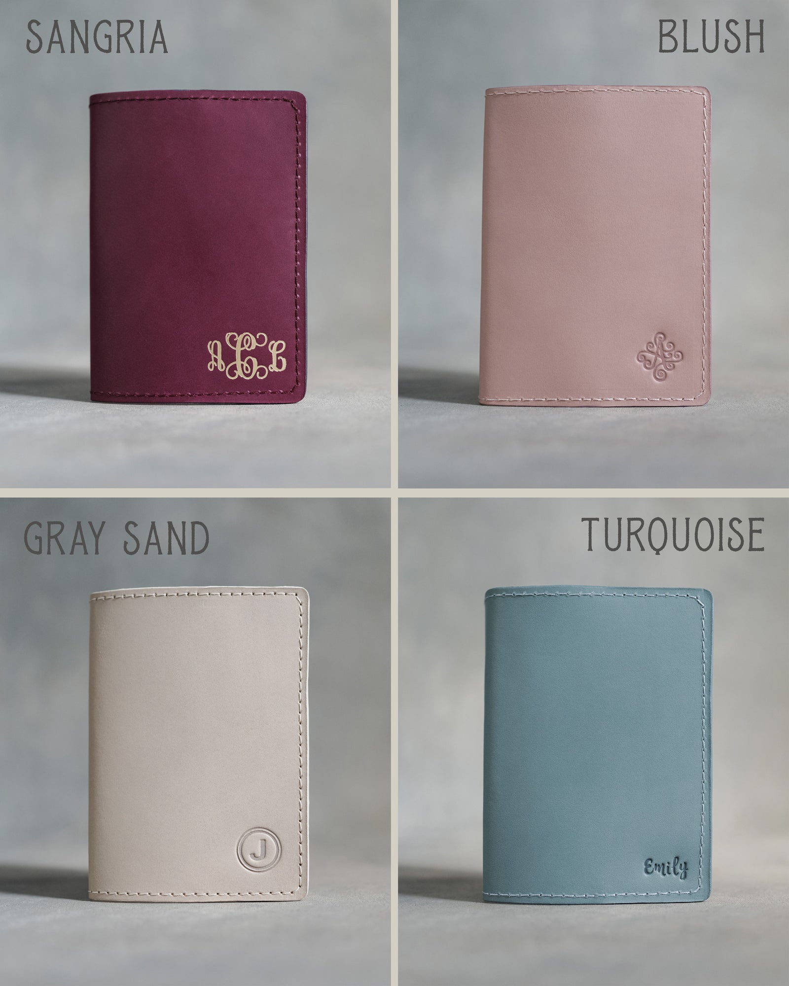 Leather Passport Cover / Travel Wallet