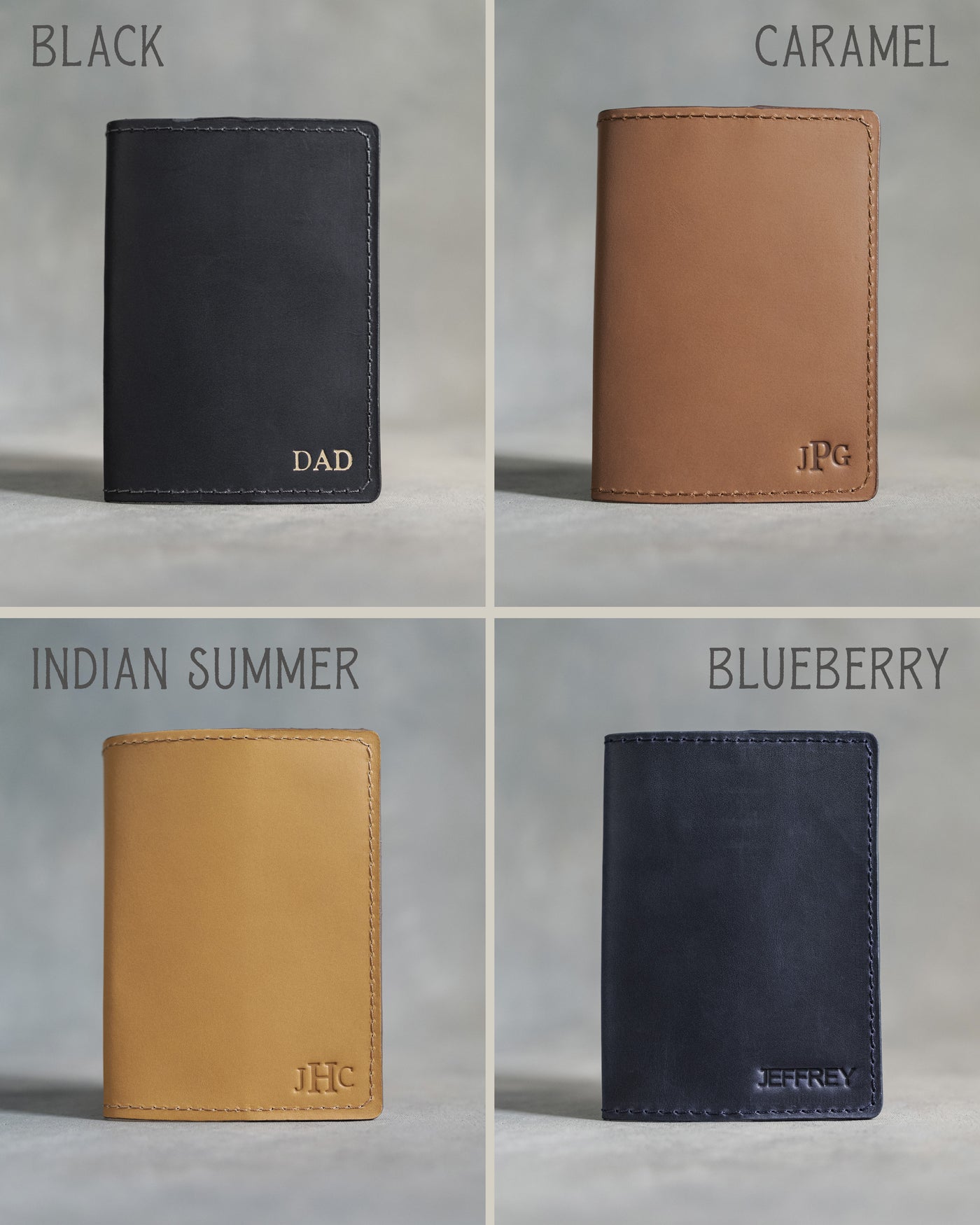 Leather Passport Cover / Travel Wallet