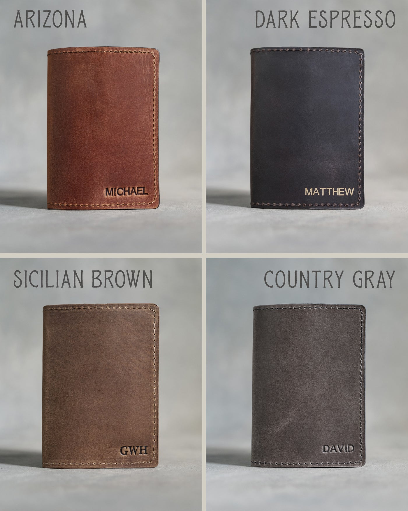 Leather Passport Cover / Travel Wallet