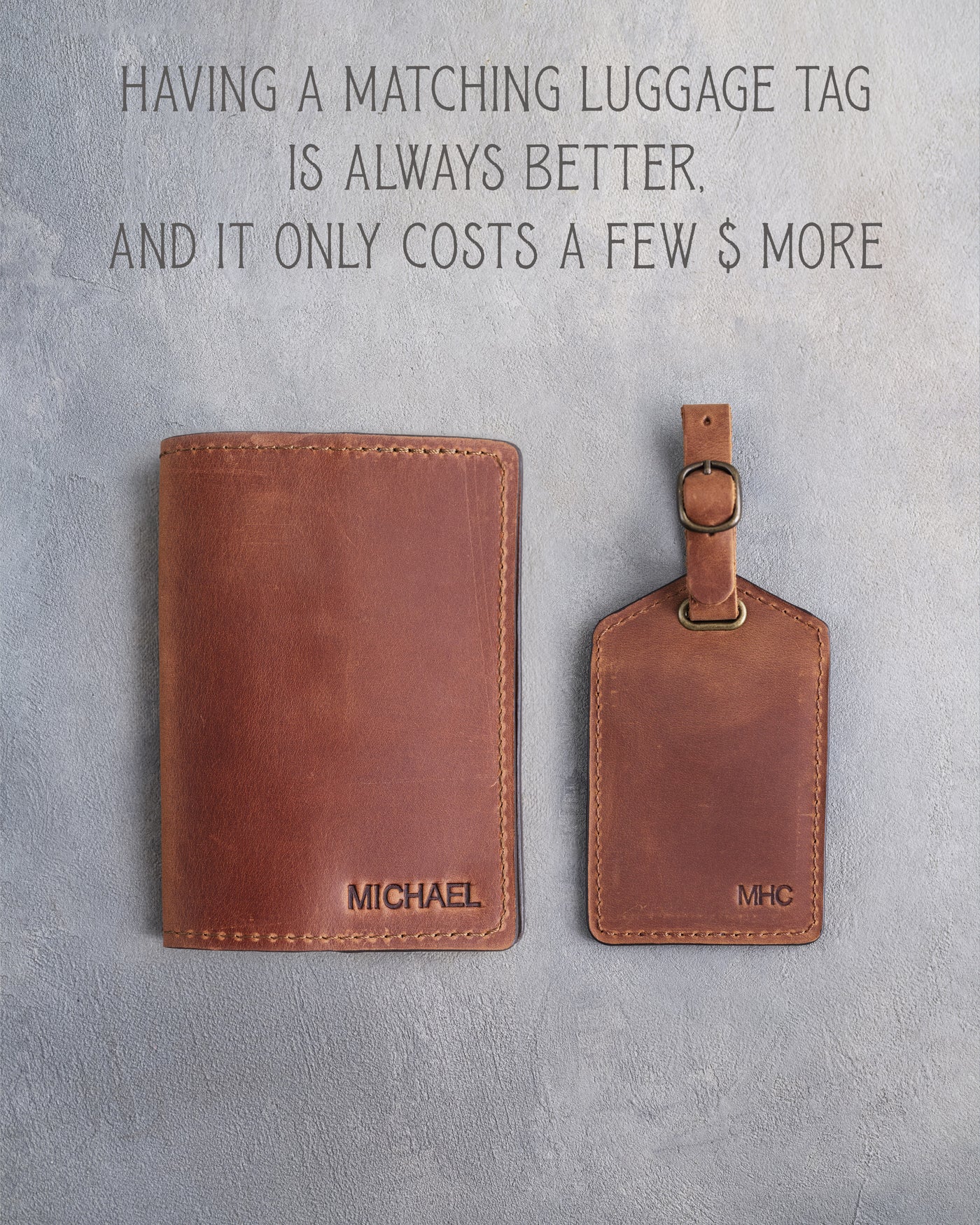 Leather Passport Cover / Travel Wallet