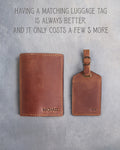 Leather Passport Cover / Travel Wallet
