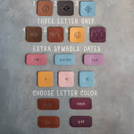 Personalized Leather Keychain in Fuchsia Leather