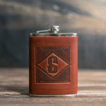Initial hip flask
