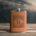 Initial hip flask