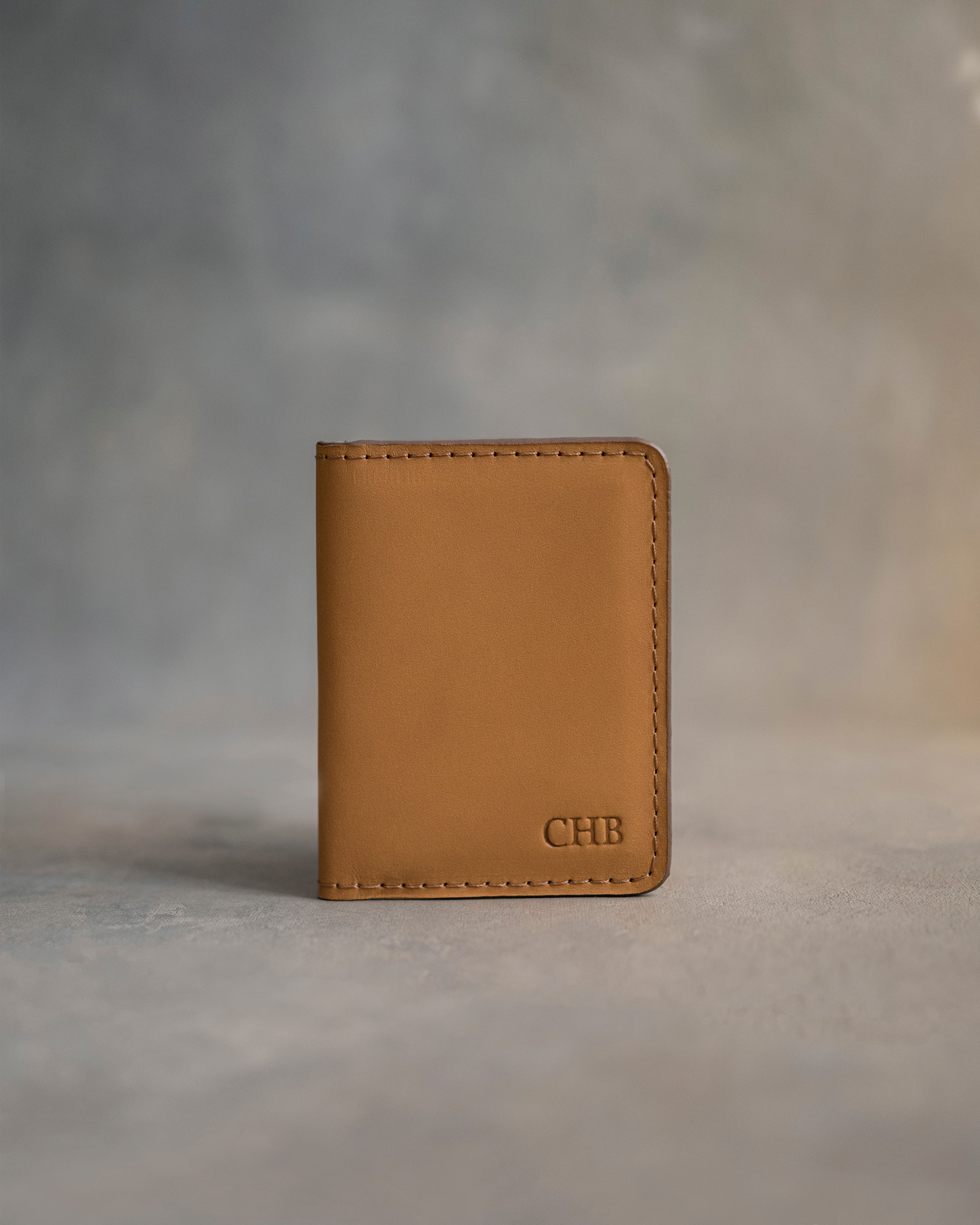 Card & Cash Wallet in Indian Summer Leather