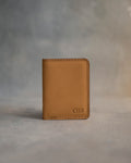 Card & Cash Wallet in Indian Summer Leather
