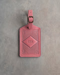 Classy Monogram Luggage Tag in Parisian Blossom Leather