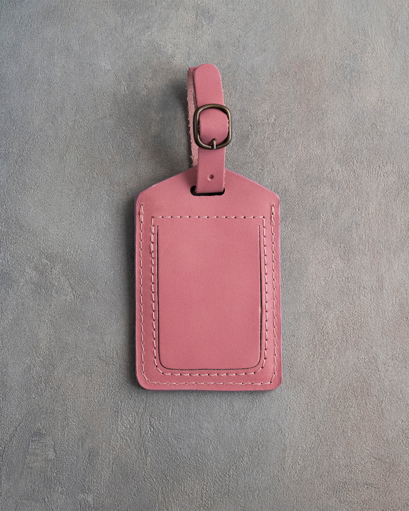 Classy Initial Luggage Tag in Parisian Blossom Leather
