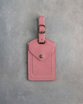 Vine Monogram Luggage Tag in Parisian Blossom Leather