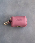 Parisian Blossom Leather Dog Poop Bag Holder