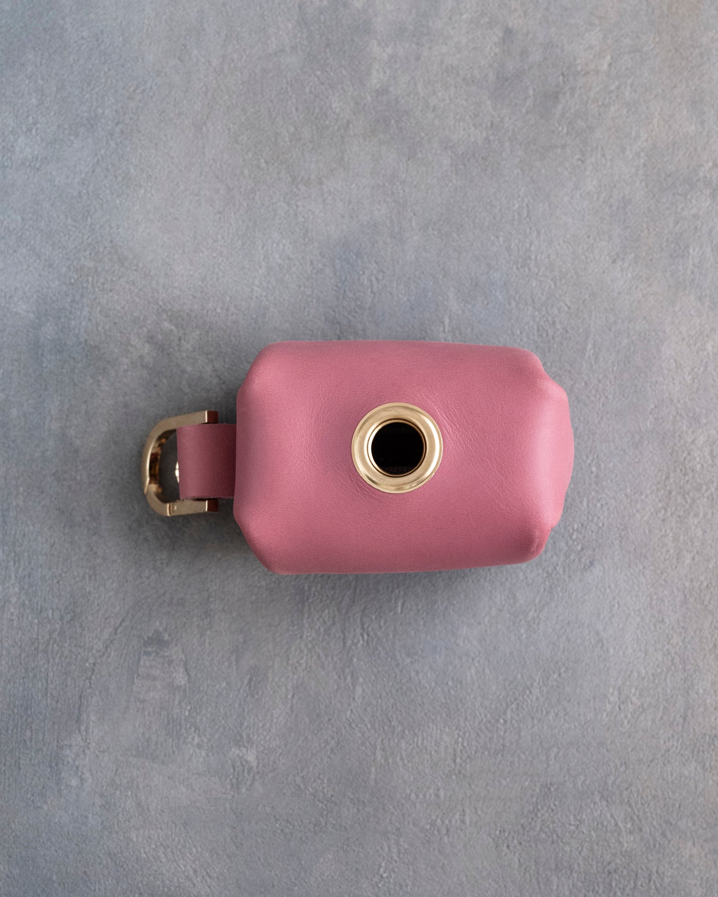 Parisian Blossom Leather Dog Poop Bag Holder