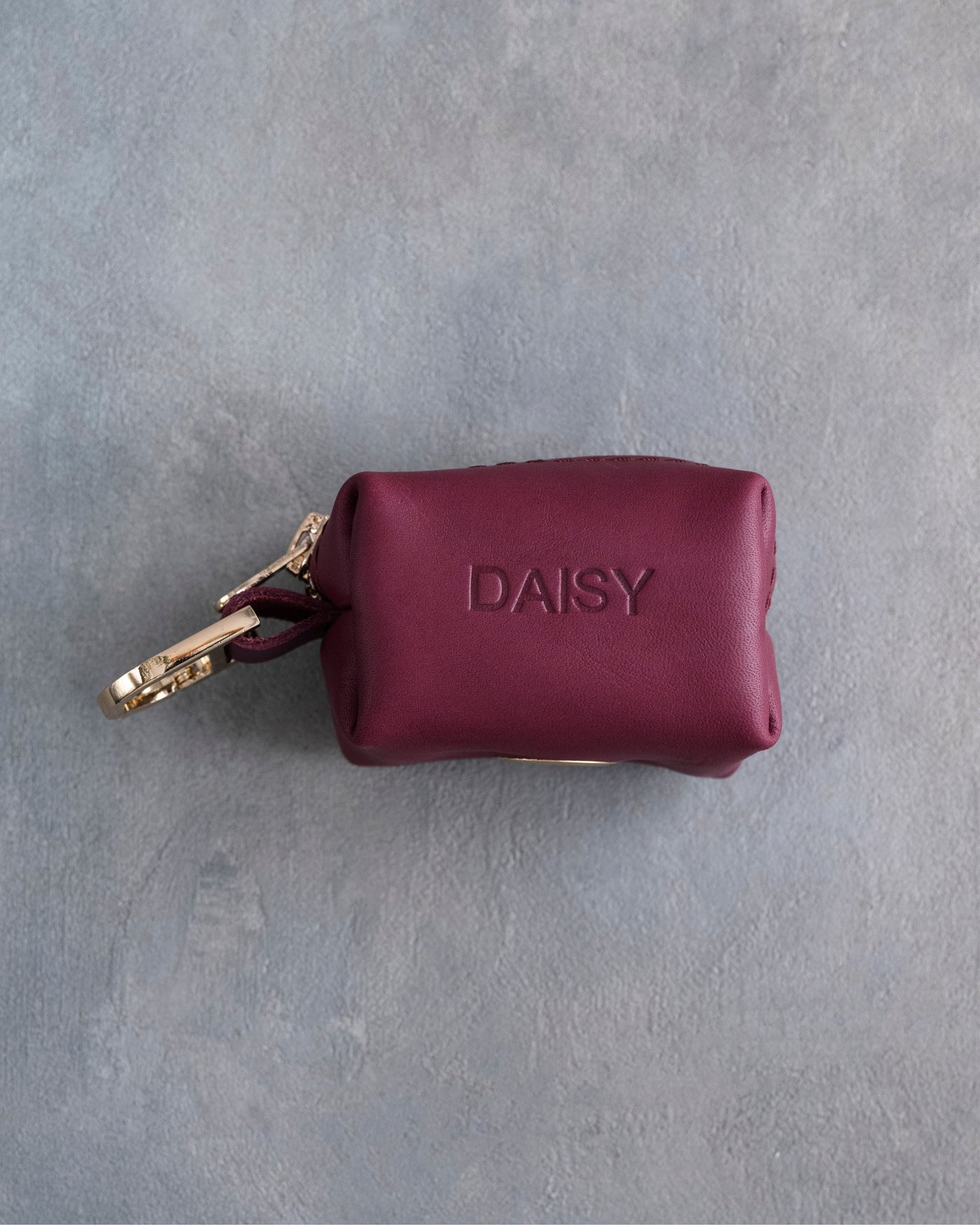 Sangria Leather Dog Poop Bag Holder