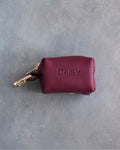 Sangria Leather Dog Poop Bag Holder